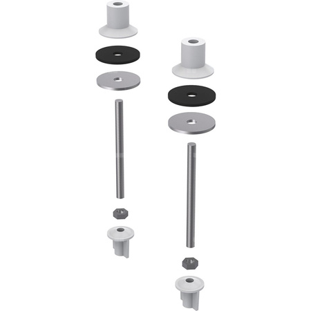 Elementy mocujące Geberit do umywalki stawianej na blat