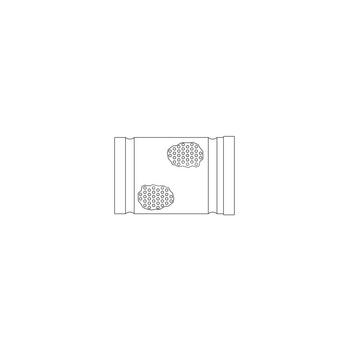 Wkład filtracyjny OVENTROP 1122092 stal nierdzewna DN 80 rozstaw oczek 1 mm