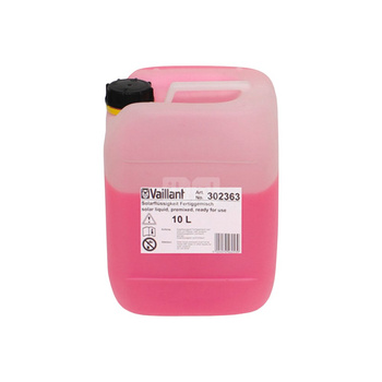 Czynnik grzewczy niezamarzający do obwodów kolektora słonecznego 10l, gotowa mieszanka do -28 °C
