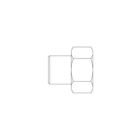 Półśrubunek z uszczelnieniem płaskim OVENTROP GW, 3/4'' (NZ x GW)