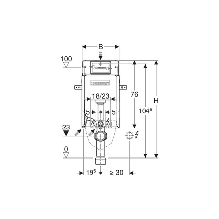 O-Ring gumowy GEBERIT HDPE 45 mm, kolor czarny
