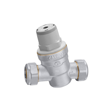 Regulator ciśnienia ze złączkami zaciskowymi – wersja skośna O 22 praca w wysokiej temperaturze