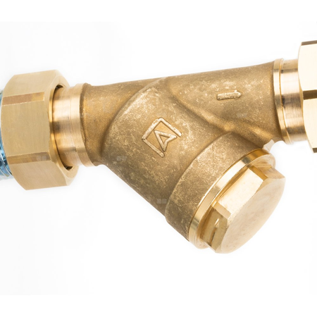 Grupa pompowa AFRISO BPS 901 AP GZ x GW 1'' x 3/4'', z zaworem termostatycznym, z pompą obiegową AFRISO APH 160 15-7/130 mm