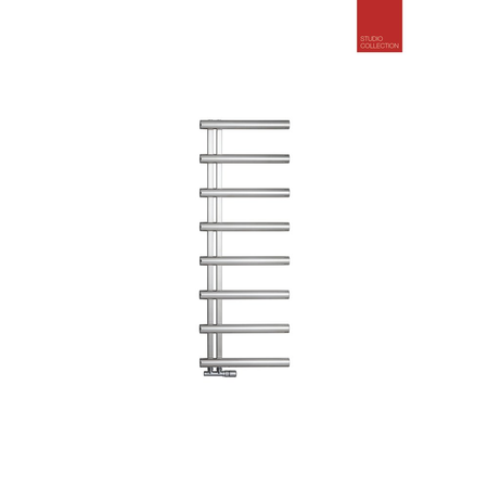 Grzejnik drabinkowy ZEHNDER Chime, wym. 1380 x 500 mm, kolor inox, moc 377W