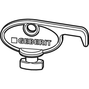 Klucz Geberit do zamykanej kratki, 13 x 13 cm