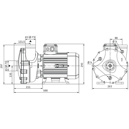 Wilo-BAC 70-135/4/2-DM/R-2-EC pompa obiegowa blokowa