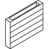 Ściana grzewcza Kermi Heizwand HHN Typ20 BH560x72x3400mm QN3176, weiß, 6bar, m. Abd, AB 12