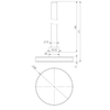Termometr bimetaliczny AFRISO BiTh fi 80 mm -20…60'C tuleja 150 mm połączenie ax