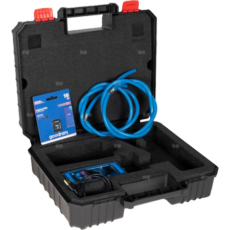 Manometr elektroniczny AFRISO S4601 ST 150Pa, z wyświetlaczem, z przewodami pomiarowymi