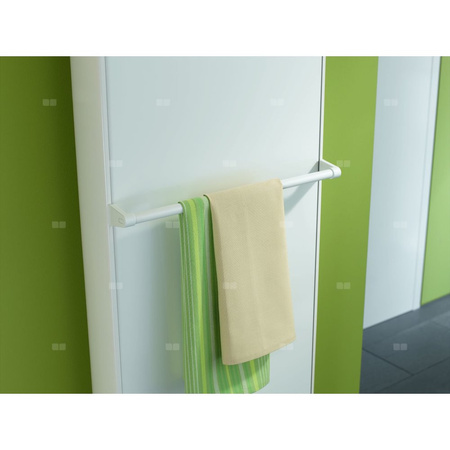 Grzejnik płytowy typ 21 KERMI X2 Verteo Plan, boczna osłona wym. 2200 x 800 mm, kolor biały, moc 2399 W