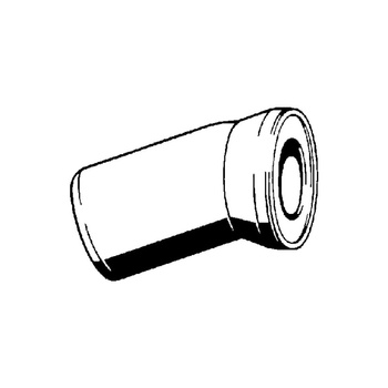 Rura kątowa przyłączeniowa WC VIEGA 3813 22.5' fi110 mm, długość 360 mm tworzywo sztuczne, kolor biały alpejski