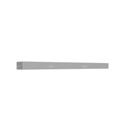 Reling TERMA CASE SLIM, 620 mm RAL 9006