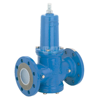 Typ DRVD - zawór redukcyjny do wody, nastawa 2,0 - 8,0 bar, przyłącza kołnierzowe PN16, Pnom=1,6 MPa, tmax=40 st.C. DN 80