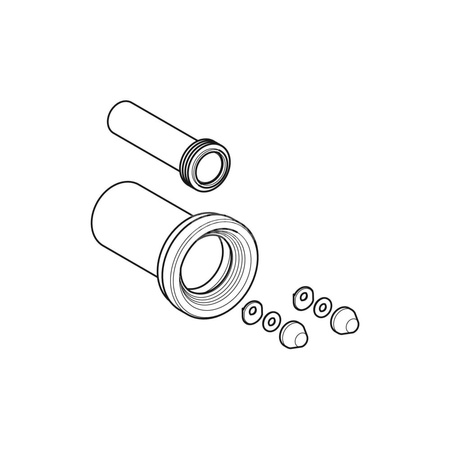 Uszczelka gumowa Geberit do przyłącza rury spłukującej: d=45mm