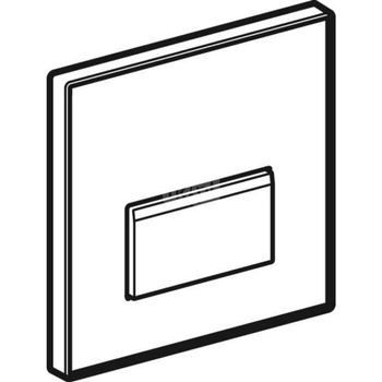 Przycisk uruchamiający Geberit typ 50, do zaworu spłukującego do pisuarów z pneumatycznym uruchamianiem spłukiwania: Biały-alpin