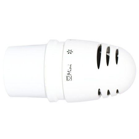 Głowica termostatyczna prosta HERZ Mini-D, zakres reg. 8-28'C, przyłącze FI45mm, kolor biały