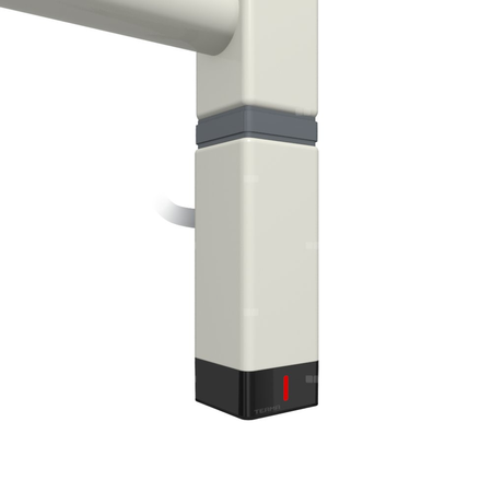 Grzałka TERMA One K30x30, 300W \ Tuba, RAL 9002, kabel prosty bez wtyczki [srebrzysty, 1,5m, logo Te