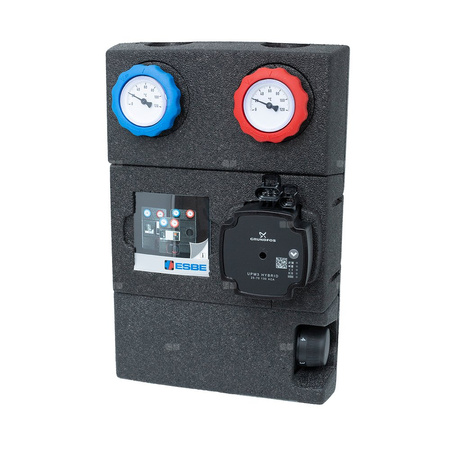 GFA212, grupa pompowa z termostatycznym zaworem mieszającym, DN32, pompa Grundfos UPM3 AUTO 25-70