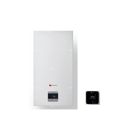 Pakiet - Kocioł gazowy dwufunkcyjny SAUNIER DUVAL Isotwin Condens T 31 CS/1 (N-PL) kondensacyjny wiszący 3.8 - 27.6 kW + Regulatorsystemowy SRC 720 MiPro sense