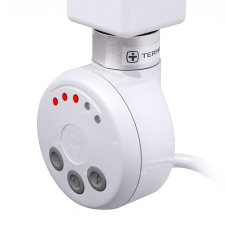 Grzałka TERMA MEG, 1000W Tuba, RAL 9016, kabel prosty z wtyczką [biały, 1,5m, logo Terma, instr. TERMA]