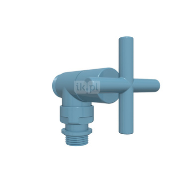 Zestaw reg. kątowy MINIMALIST, GZ 1/2"-fi16x2, fi15, Farba \ karton, RAL 5024