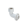 Łuk odpływowy 90 st. przeznaczenie: pisuar, tworzywo sztuczne, nr wzoru 3228 DN1: 50 DN2: 50 L: 125 wykonanie: biały