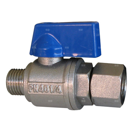 Typ 213 BIS - zawór odcianjący z kurkiem upustowym do manometru 1/4''