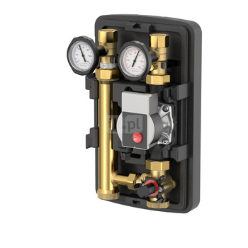 Grupa pompowa FLAMCO MEIBES GZ gazowy walcowy x GW gazowy walcowy 1 1/2 cala (40) x DN 25 Kvs5.8, z izolacją, z zaworem trójdrożnym