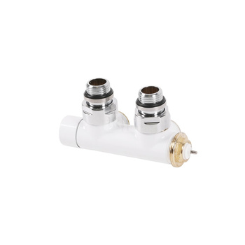 Zawór termostatyczny kątowy 50 oś CYLINDER, Lewy, GZ 1/2"-GZ 24-19, Biały, (V37100EDX)