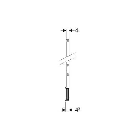 Przeciwnakrętka do wspornika dystansowego Geberit Duofix