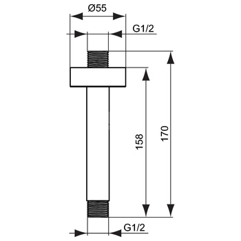 IDEALRAIN RAMIĘ SUFITU 150MM