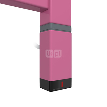 Grzałka TERMA One P30x40, 800W Tuba, RAL 4003, kabel prosty bez wtyczki [srebrzysty, 1,5m, logo Terma, instr. TERMA]