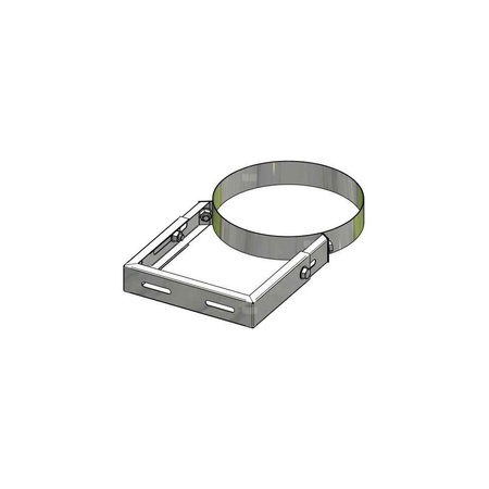 Obejma konstrukcyjna regulowana odl. od ściany powyżej 360 do montażu z  DW 85/86 DN 350