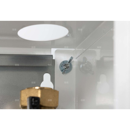 Moduł hydrauliczny do pomp ciepła AMB 760, z grzałką przepływową 6 kW, zaworem przełączającym USV, separatorem zanieczyszczeń ADS 160, przyłącza G1''