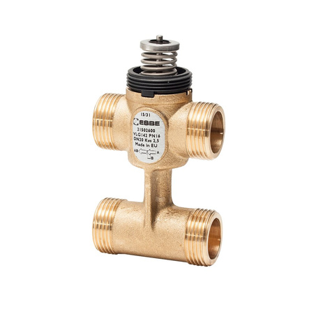 Zawór trójdrożny regulacyjny ESBE VLG142 PN16 15-0,25 G1/2'' mosiądz GZ DN 15, kl. ciśn. PN 16 0.25 Kvs