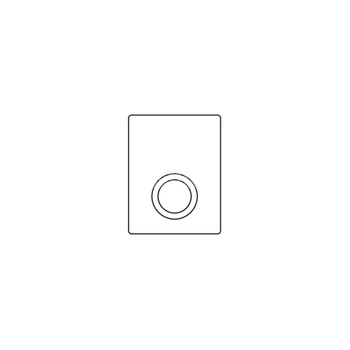 Maskownica do Unibox, głębokość zabudowy 57 mm, biała