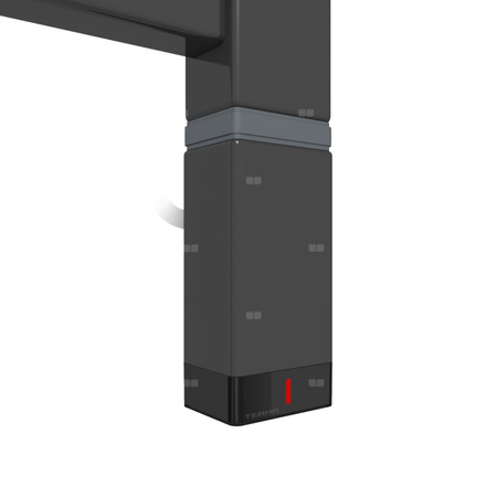 Grzałka TERMA One P30x40, 800W \ Tuba, RAL 9017, kabel prosty bez wtyczki z maskownicą [czarny, 1,5m