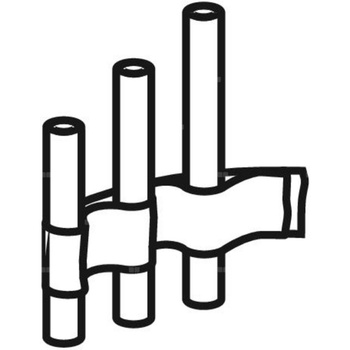 Zestaw białych dysz Geberit