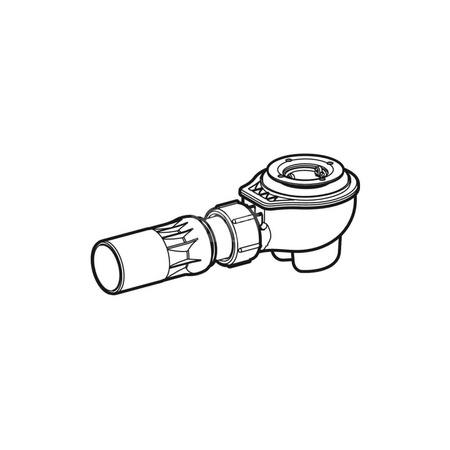 Króciec syfonujący Uniflex d50/60