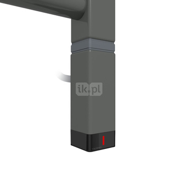 Grzałka TERMA One K30x30, 1000W Tuba, RAL 7043, kabel spiralny z wtyczką [czarny, 2,5m, logo Terma, instr. TERMA]