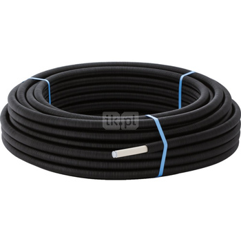 Rura PE-RT II/AL/PE-RT II GEBERIT MeplaTherm 16 mm x 2.25 mm, izolacja kolor czarny z rurą osłonową - kręgi 50m wielowarstwowa gładka