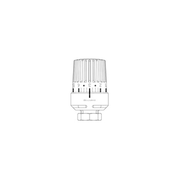 Termostat Uni LH, 8-38 C, 1-7, z czujnikiem cieczowym, biały