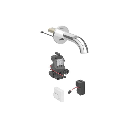 Bateria umywalkowa Geberit Piave, ścienna: Chrom błyszczący, L=17cm