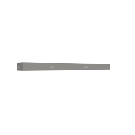 Reling TERMA CASE SLIM, 620 mm \ RAL 9007