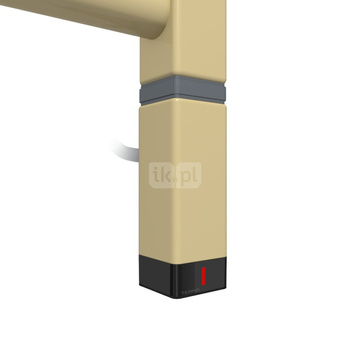 Grzałka TERMA One K30x30, 400W \ Tuba, Brass, kabel spiralny z wtyczką [złocisty, 2,5m, logo Terma,