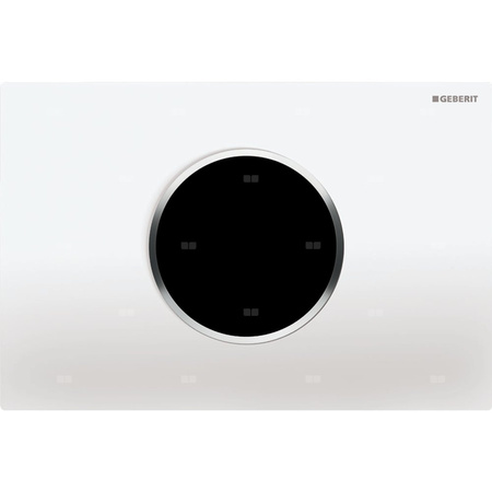 Elektroniczny zestaw uruchamiający WC Geberit, IR, Sigma10, 12cm, biały-chrom bł.