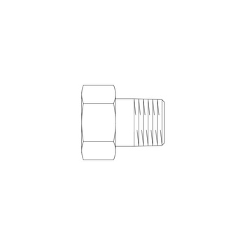 Półśrubunek, DN 10, 5/8GW NZx3/8GZ