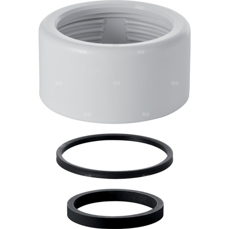 Zestaw nakrętek Geberit: d=40mm, Szary granit