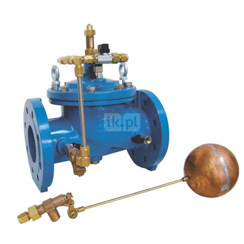Zawór regulacyjny (utrzymuje stały poziom wody w zbiorniku), typ C701, DN 150