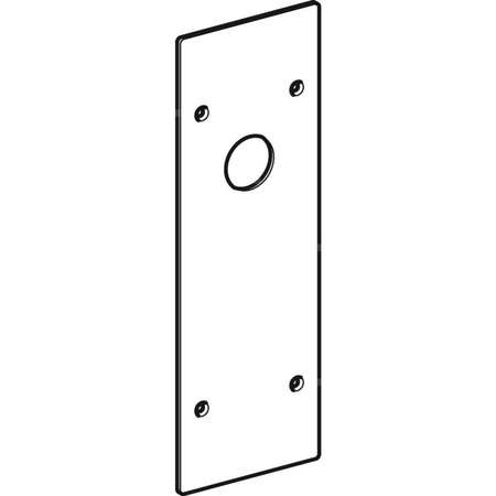 Płytka przykrywająca Geberit z tworzywa sztucznego, do syfonu podtynkowego do umywalki: B=5.1cm